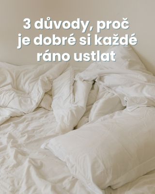 Jak to máte vy? Stelete si postel každé ráno nebo na to spíše kašlete 🙈😅 Na fotkách máte i naše povlečení 👇 1️⃣ Bavlněné...